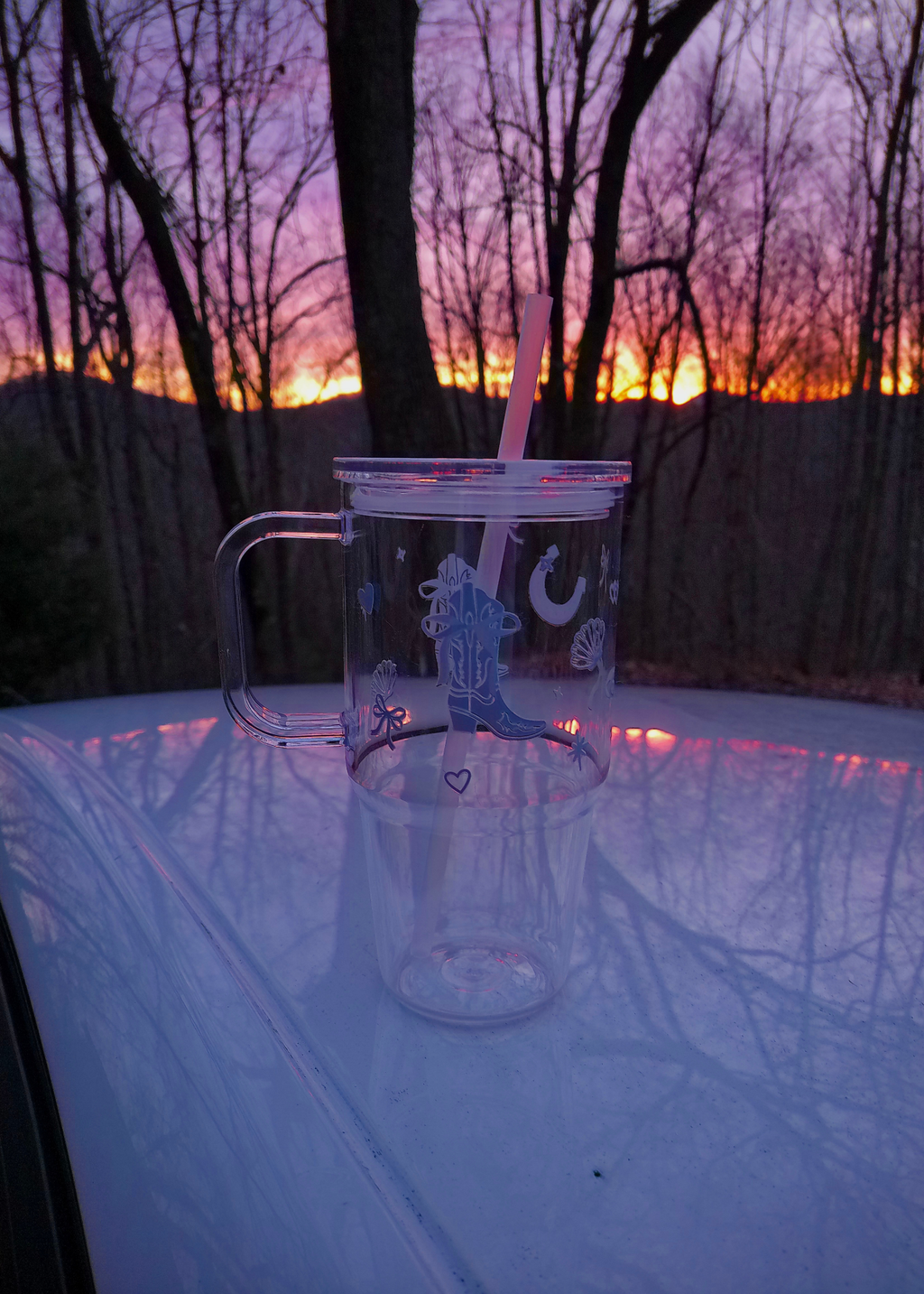 Cowgirl Blues Tumbler