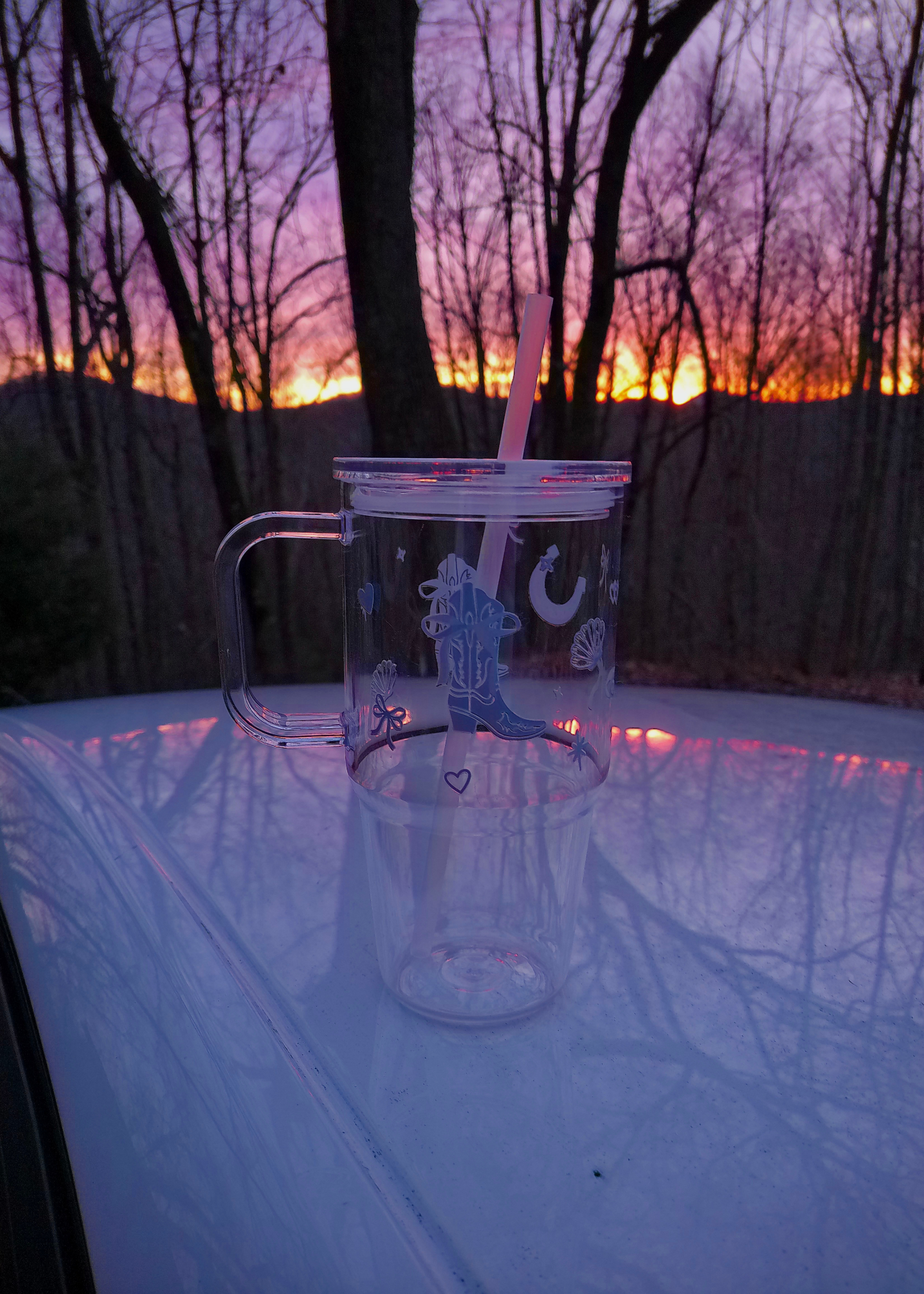 Cowgirl Blues Tumbler