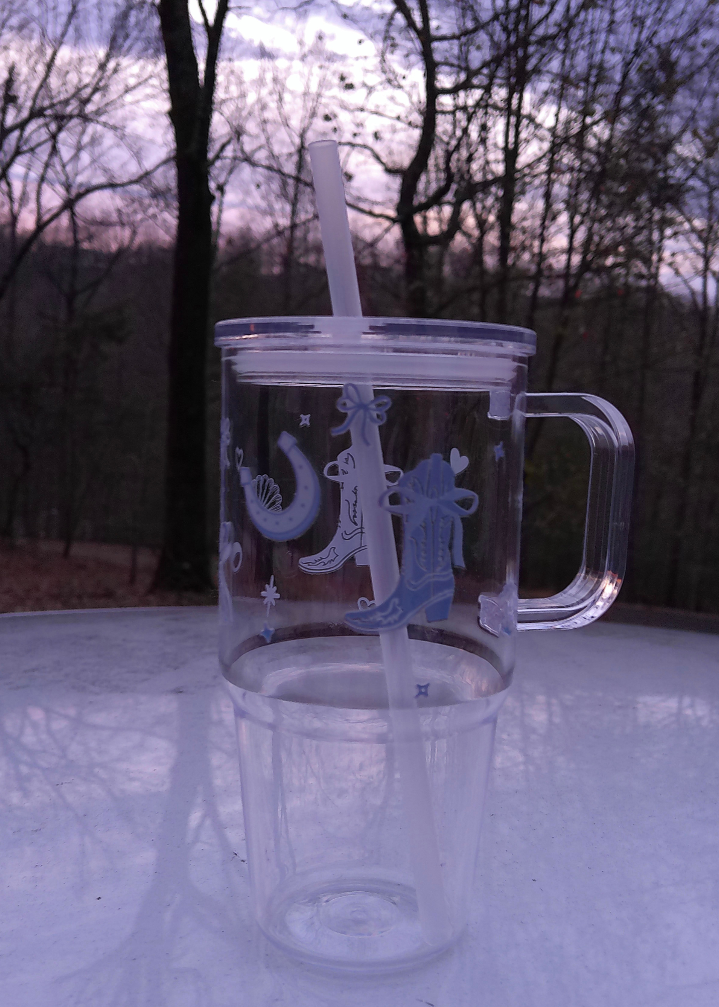 Cowgirl Blues Tumbler