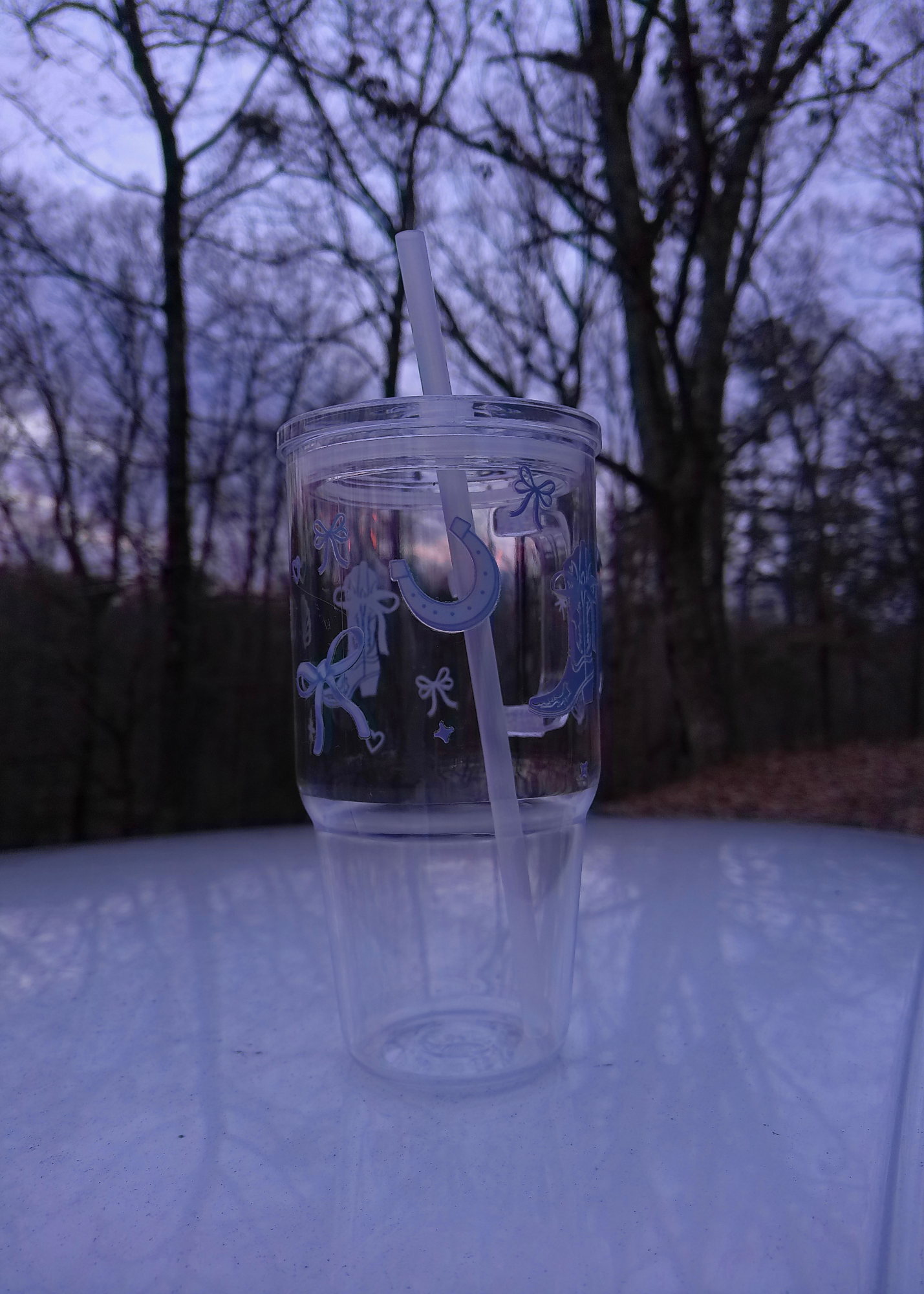 Cowgirl Blues Tumbler