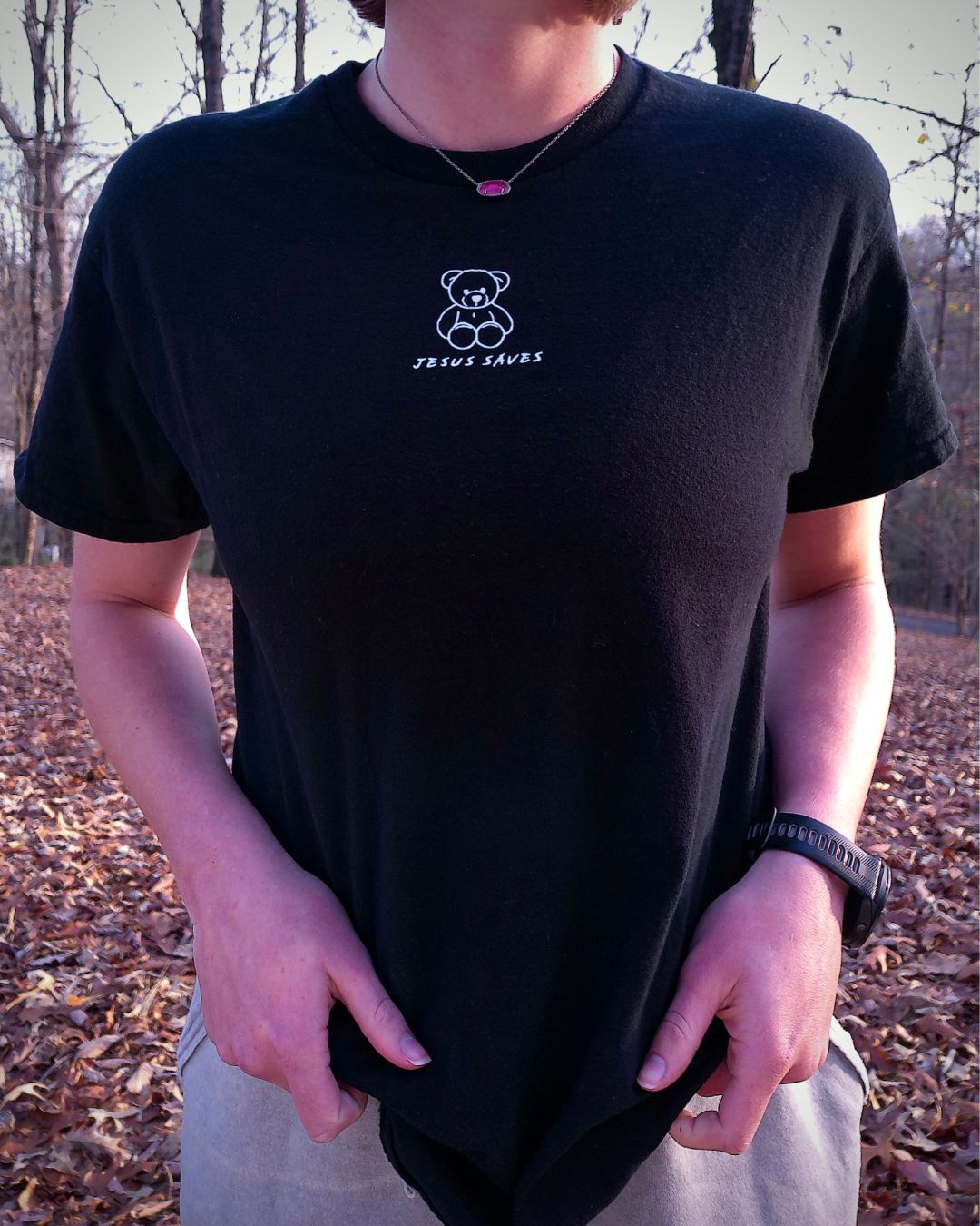 Jesus Saves Teddy Tee