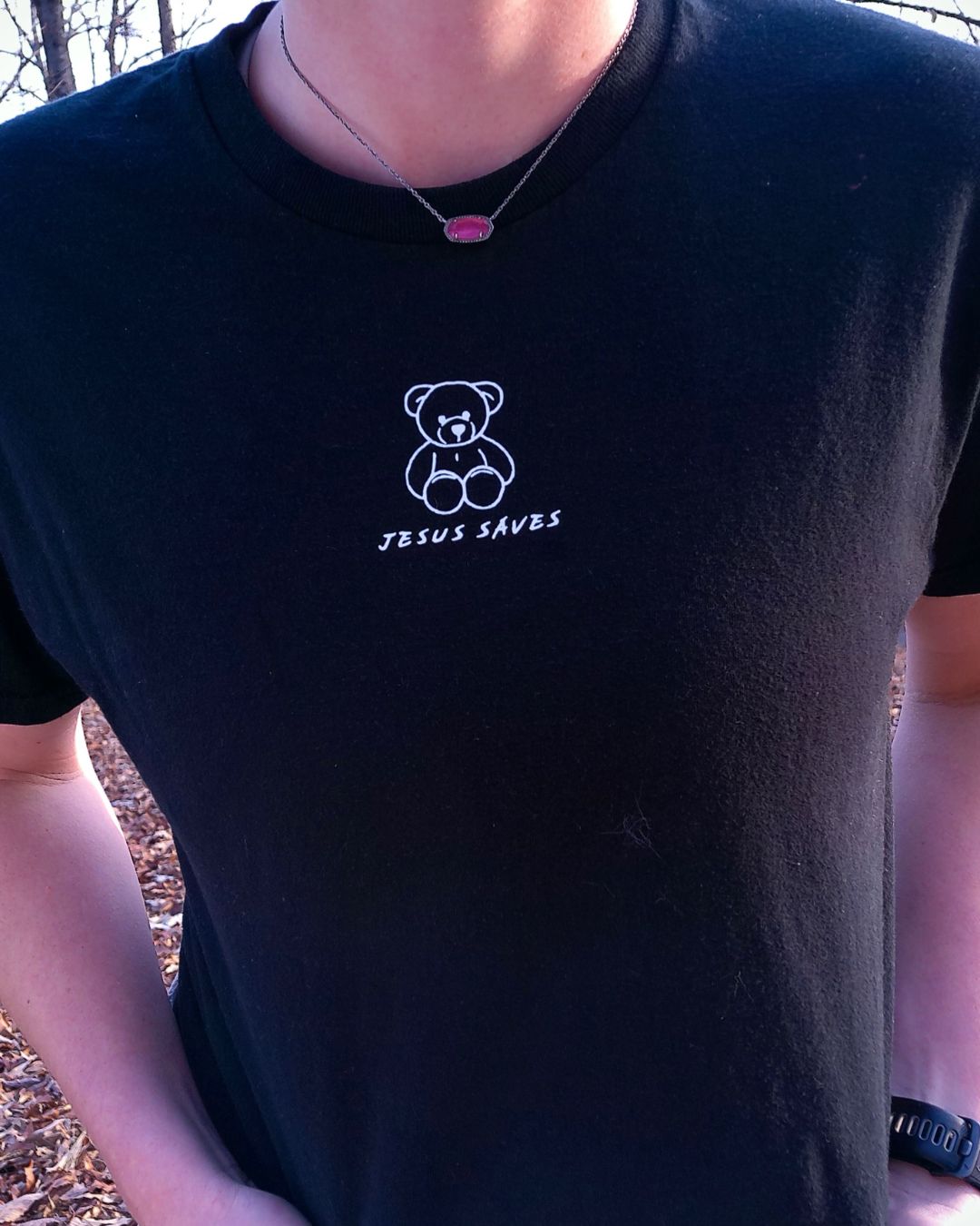 Jesus Saves Teddy Tee